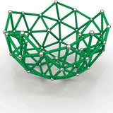 Geomag Masterbox 192 - pc Green Advanced Magnetic Construction Set for Adults | Swiss - Made from 100% Recycled Plastic | 8 Storage Boxes Included | Iconic Original Packaging | Beautiful Design Object - Geomag