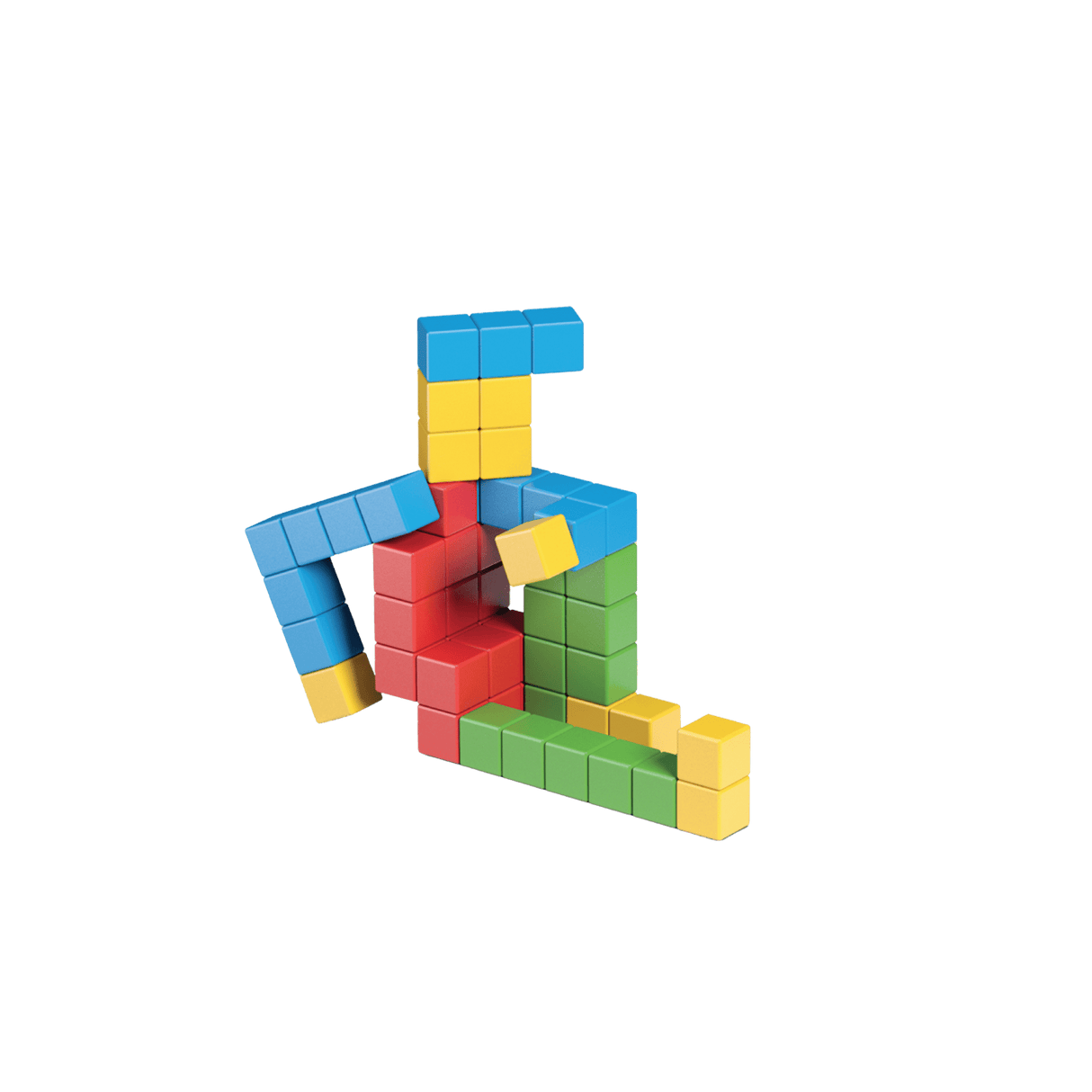 Magicubes Full Color Try Me Recycled (64 pcs) - Geomag